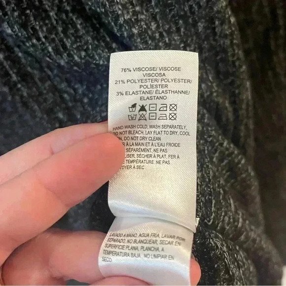 Lucky Brand lightweight ribbed sweater cowl neck 1X - Picture 6 of 8